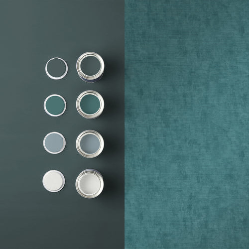 Graham & Brown Vliesbehang - Organdy Silk Teal