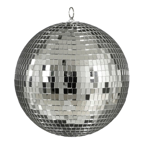Mica Decorations Kerst Discobal - Ø25 cm - Zilver - vtwonen shop