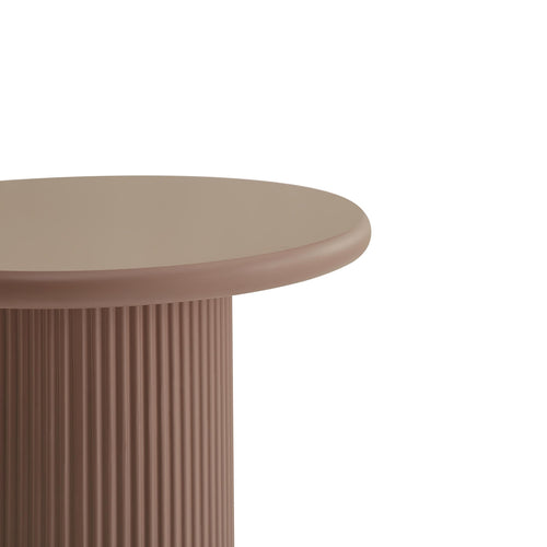 Furnhouse ronde salontafel Wave - Mokkamousse - Ø 50 cm