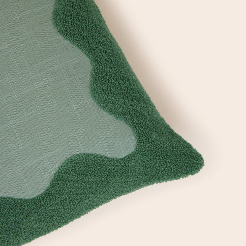 Madura Kussenovertrek Namata aqua groen 30x40 cm