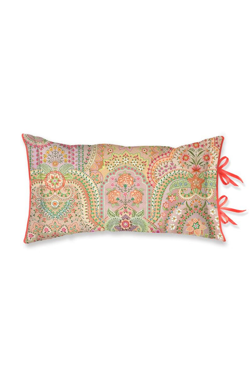 Pip Studio decoratiekussen Jabali Flower - 35x60 cm - koraalrood - vtwonen shop