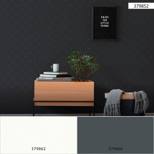 Livingwalls behang sterren zwart - 53 cm x 10.05 m - AS-379852