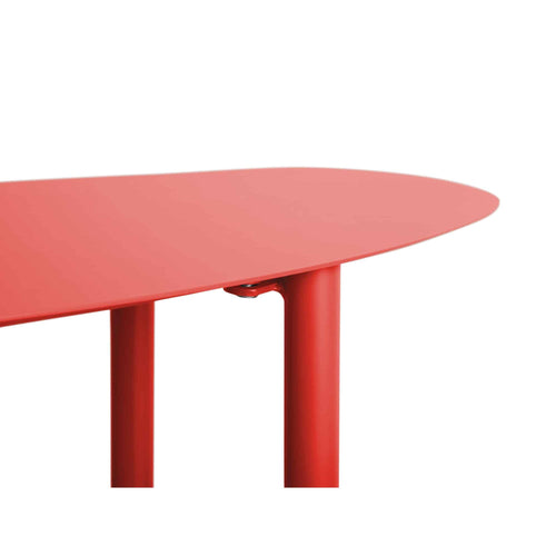 Leitmotiv side table Cool Retro - rood - 90x28x82cm