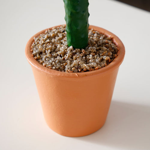 Sia Deco - Cactus in een pot - Groen - Polyester - H78 - vtwonen shop