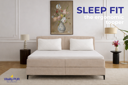 Vitality Pur - SKY Memory Foam Topper - Ademend & ondersteunend - 80x200cm