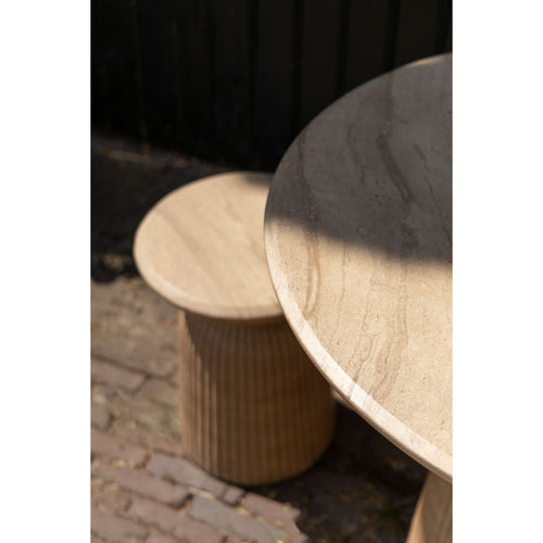 Dutchbone Brison Eettafel Natuursteen look - Grijs