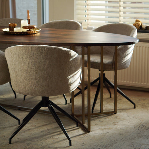 Kick draaistoel Merle - Grijs - vtwonen shop