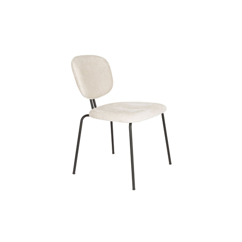 Housecraft Living Bouton Eetkamerstoelen Off White - Set van 2 - vtwonen shop