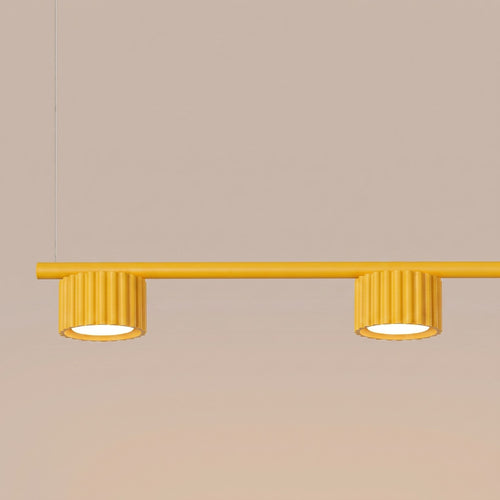 Sollux Lighting Kroonluchter AURA 4 geel Gx53 - 122x10x208cm