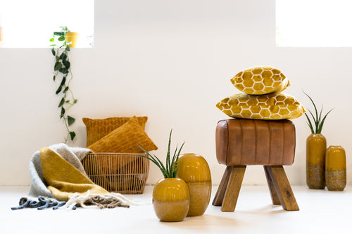 Light & Living kruk RAMY - 40x31x46cm - bruin