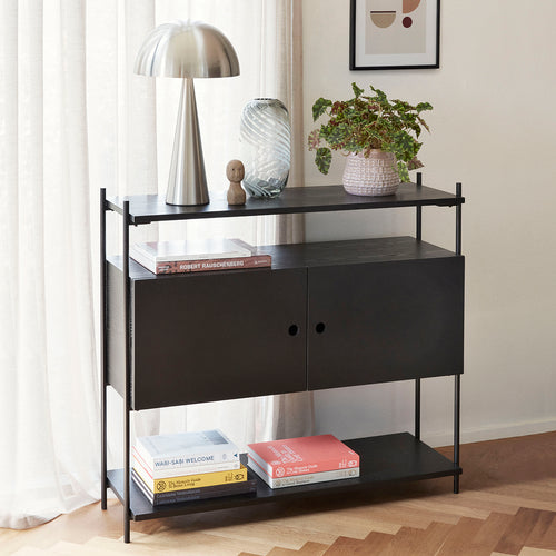 Hübsch vaas Swirl - glas - ø15xh28cm - vtwonen shop