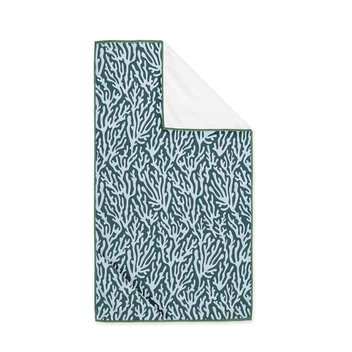Byrklund - Strandlaken Ocean Corals - 90x180 cm - Blauw