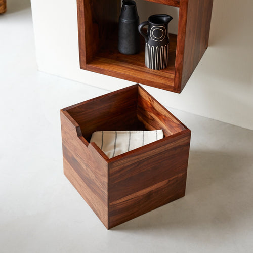 Tikamoon Massief palissander wandplank - Bruin - vtwonen shop