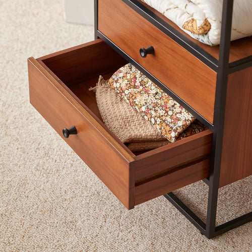 Tikamoon Kinderstellingkast van massief acacia en metaal - Naturel - vtwonen shop