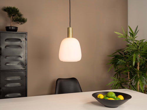 EGLO hanglamp Manzanares - e27 - ø 22,5 cm - wit/goud