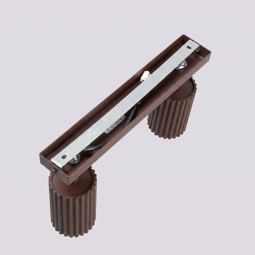 Sollux Lighting Plafondlamp KARBON 2 bruin - 30x6,5x16,5cm
