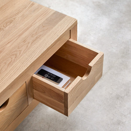 Tikamoon Massief eiken salontafel - Naturel - vtwonen shop