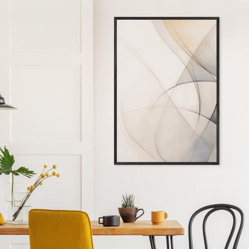Artfulprints  Abstract - Fine lines   poster A4 21x29.7 cm
