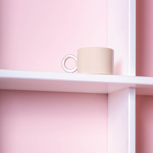 Ona - Beker 28cl beige/grijs Lou - vtwonen shop