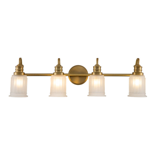 Elstead Quoizel Swell Wandlamp Geborsteld Messing, IP44