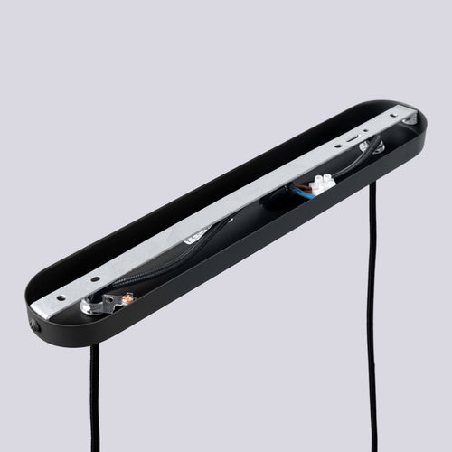 Sollux Lighting Hanglamp HALO 2L zwart - 33,5x6x120cm