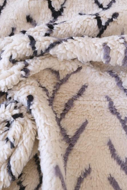 AFK Living vloerkleed Berber - handgemaakt - Wol - 80 cm x 240 cm