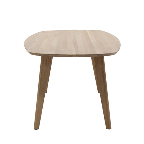 DÉJA Living Eettafel Maeve - Deens Ovaal - Naturel - Eikenhout - 240cm - vtwonen shop