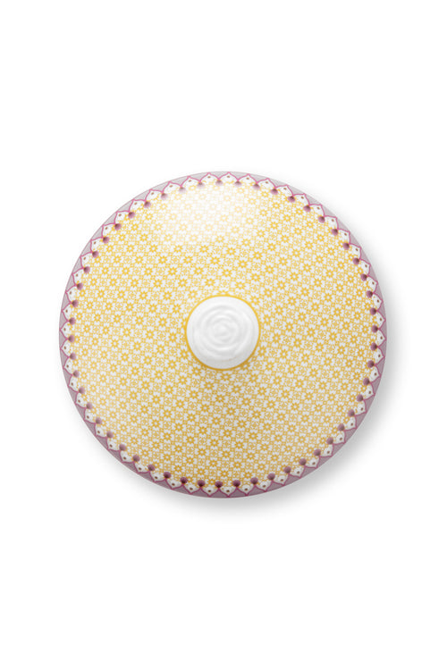 Pip Studio Voorraadpot - Lily&Lotus - Geel - 14cm