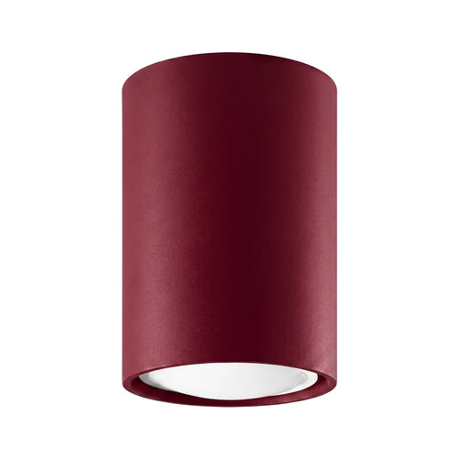 Sollux Lighting Plafondlamp LAGOS 10 bordeaux - 6x6x10cm