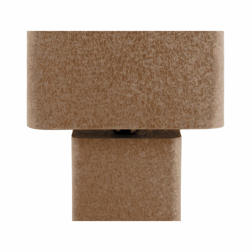 Leitmotiv tafellamp Boaz Recto - bruin - 24x14x33cm