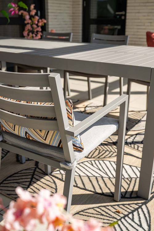 Garden Impressions Oklahoma tuinstoelen set van 4 taupe