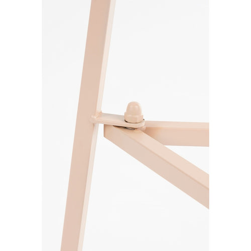 Mica Decorations Adine Plantentafel - H120 x Ø35 cm - Metaal - Lichtroze