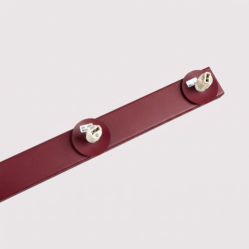 Sollux Lighting Plafondlamp YOLI 6 bordeaux - 120x12x14,5cm