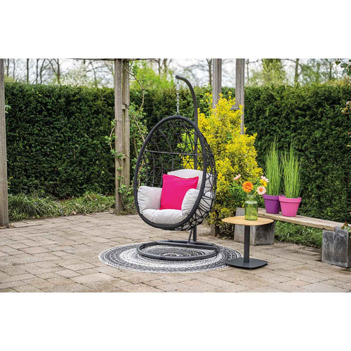 Garden Impressions hangstoel Panama swing egg- rope zwart - vtwonen shop