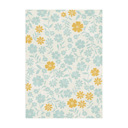 AFK Living vloerkleed Flower - voor kinderen - blauw - 120 x 170 cm - vtwonen shop