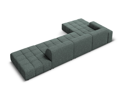 Cosmopolitan Design linker hoekbank Chicago 5-zits, chenille olie - 167x348x78cm