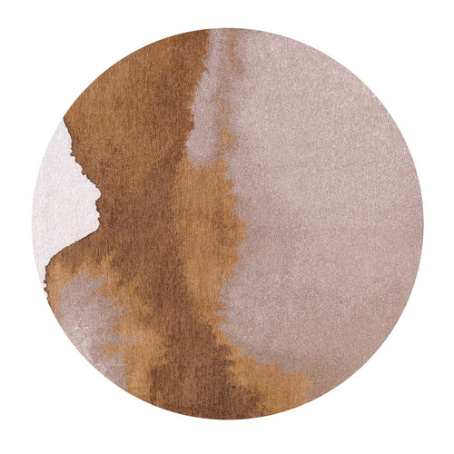 Louis De Poortere vloerkleed Chestnut - bruin - 140x140cm - vtwonen shop