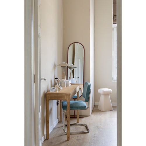 Zuiver Ridge Rib Eetkamerstoelen Blauw - Set van 2