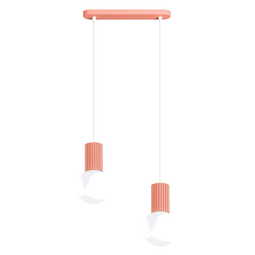 Sollux Lighting Hanglamp HALO 2L perzik - 33,5x6x120cm