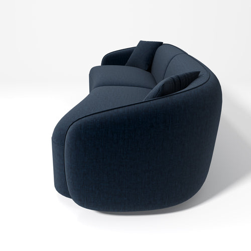 Sia Home - Bank CELINE - kruisbinding middernachtblauw 260cm
