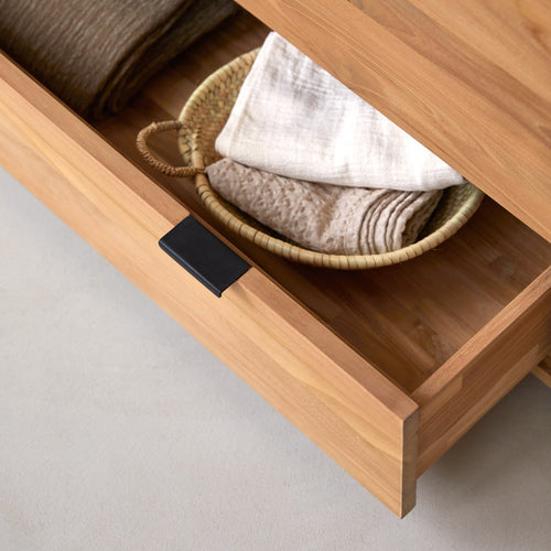 Tikamoon Massief teakhouten buffetkast 200 cm - Naturel