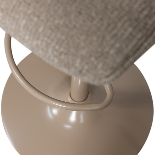 WOOOD verstelbare barstoel Marten - Polyester - Zand - 110x45x50 - vtwonen shop