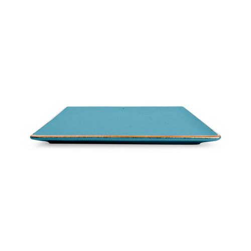 Bonbistro - Plat bord 20,5x20,5cm blauw Collect - Set van 6