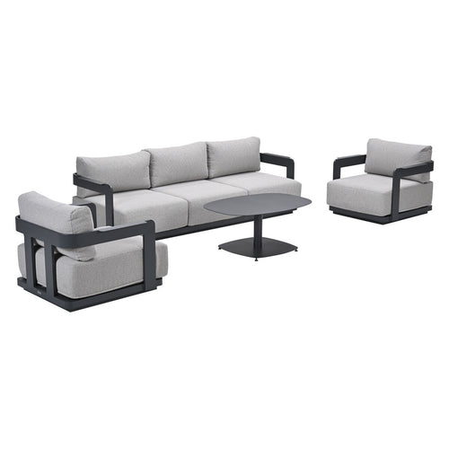 Garden Impressions loungeset Imperia merino sand - 4-delig - vtwonen shop