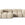 Cosmopolitan Design linker hoekbank Loretto 3-zits, flueel chocolade - 147x250x68cm
