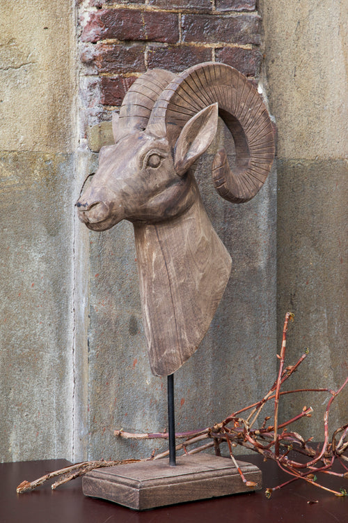 Light & Living ornament RAM - 29x23x55cm - bruin