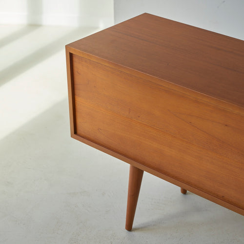 Tikamoon Lage massief mahoniehouten ladekast - Naturel - vtwonen shop