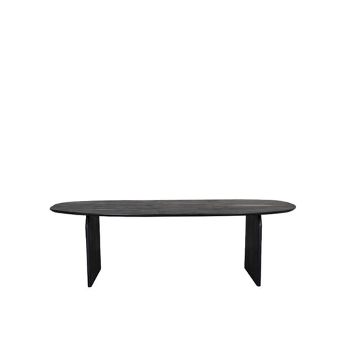 LABEL51 Eettafel Cooper - Zwart Mangohout - 210x110x76cm - vtwonen shop