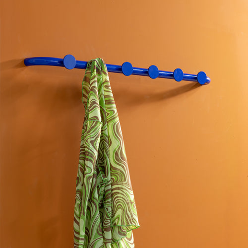 Spinder Design kapstok Retro 6 Kapstok - Ultramarine - 6 haken - vtwonen shop