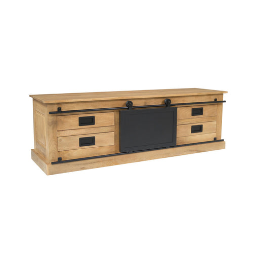 Starfurn Tv-meubel Fresno - Naturel Hout - 155x45x50cm